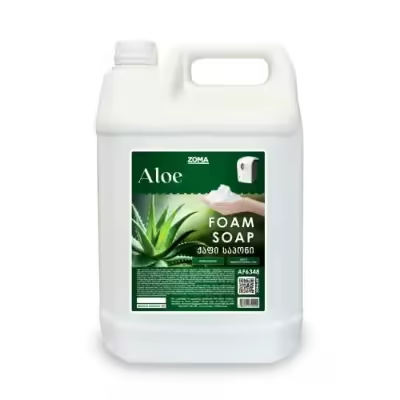 Zoma Foam Soap, Aloe / ქაფი საპონი, ალოე, 5ლ (HDPE), AF6348