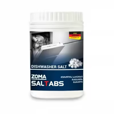 Zoma Saltabs ჭურჭლის სარეცხი მანქანის მარილი 1 kg